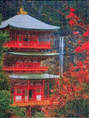 Sanjudo Pagoda, Japan, 1000 piece puzzle, Karmin International